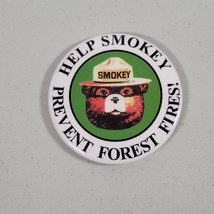 Smokey The Bear - Help Prevent Forest Fires Button Pin National Park Service VTG - £8.49 GBP