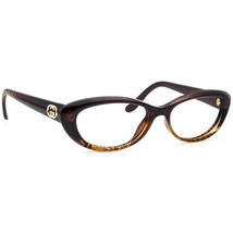 Gucci Eyeglasses GG 3566 W9B Brown Diamond Gradient Cat Eye Italy 52[]16... - £183.27 GBP