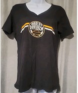 Harley Davidson women’s V Neck T Shirt Large Ithaca, NY - $20.35 CAD