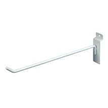 Only Garment Racks #9810W - (12PC) Commercial Deluxe Slat Wall Hook, 10&quot;, White  - £13.86 GBP