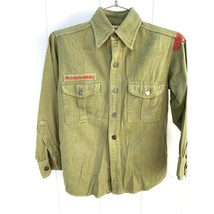 Vtg 40s BSA Boy Scouts Of America Uniform Shirt LS Men’s S Washingtonvil... - $61.48