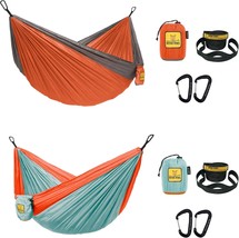 Camping Hammocks Duo By Wise Owl Outfitters - Set Of 2, Adults And Kids Hammock - £45.11 GBP