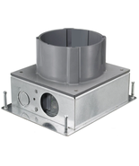 Hubbell (S1SFBAV) Floor Box System, One A/V Steel 1.5&quot; Hub - $219.73