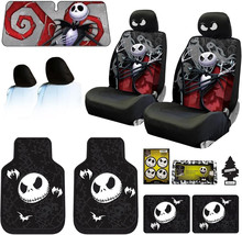 For Mazda 14PC Jack Skellington Nightmare Before Christmas Car Seat Cover Set - £119.55 GBP