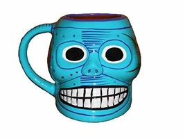 Day of the Dead DOD Sugar Skull Hand Painted Figural Handled Coffee Mug ... - £14.32 GBP