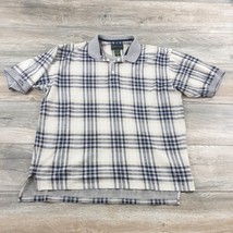 IZOD Club Mens Large Short Sleeve Shirt Flannel Feel Sport Casual Athlet... - $16.99