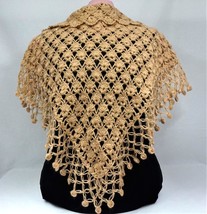 Crochet openwork shawl B-1 - $100.00