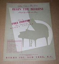 Beguine Songbook Vintage 1943 Gotham Classics Cole Porter Harms Music - $34.21 CAD
