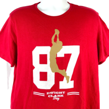 Dwight Clark Day #87 SF 49ers Levis Stadium 2017 SGA T-Shirt size XL/L Fit 44x28 - £21.62 GBP