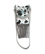 HW Collection Cow Print Crossbody Bag Fringe Purse Women Gifts Country C... - $25.47