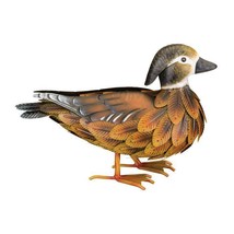 Wood Duck Female Bird NWT Metal Decor Garden Indoor Outdoor Weather Resistant - £51.59 GBP
