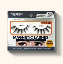 Absolute Ny Reusable Long Lasting Magnetic Lashes #ELMG16 Beyond - £4.46 GBP