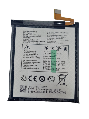 Battery TLp038B1 For Alcatel 3V A7 2019 5032W 5090Y 7071D 7071DX Replace... - $8.33