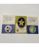 Boy Scout Patches Unused on Cards Star Scout Emerg. Prep. 1973 Vintage BSA - $211.90 MXN