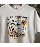 Vintage 90s US Virgin Islands St Thomas Single Stitch Tshirt XL - $23.04