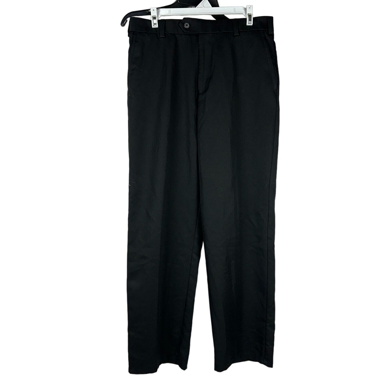 Izod Mens Black Golf Pants 32x30 Extreme Function Polyester Slim Fit - $18.50