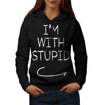 Wellcoda With Stupid Sarcasm Funny Womens Hoodie - £33.18 GBP