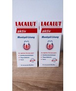 2x Lacalut Aktiv Mouthwash 300ml - Made in Germany | For Healthy Teeth a... - £43.91 GBP