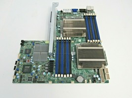 Supermicro X8DTU-F Motherboard + 2x Intel Xeon 5620 2x Heatsinks Riser C... - $81.85