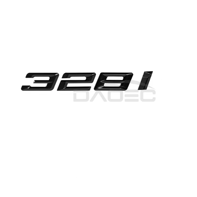 Car ABS Trunk Letters Logo Badge Emblem Sticker For BMW 3 Series 320i 325i 328i