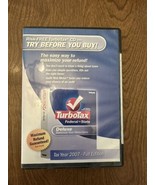 2007 TurboTax Deluxe Federal State CD Deluxe Full Edition Sealed In Package - £10.43 GBP