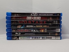 Lot of 7 Blu-Ray DVDs Old School Action Movie Bundle - OLD01 - £28.67 GBP