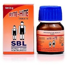 Sbl Rite Hite Tablet 25gm Homeopathic Medicine + Free Shipping Worldwide - £13.61 GBP