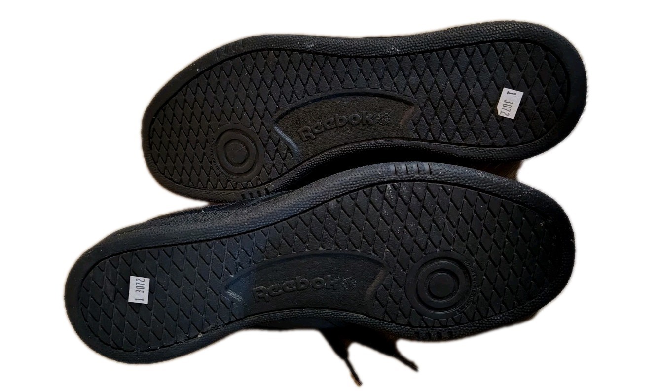 Men's Reebok Classic Club Black Charcoal Casual Shoes Sneakers Sizes 11 Item image 6