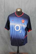 Arseanl Soccer Jersey (VTG) - 2002 Away Jersey by Nike -  Men&#39;s Extra-Large - $79.00