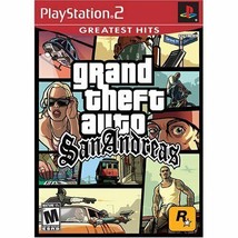 Grand Theft Auto San Andreas Sony PlayStation 2 PS2 GTA Rock Brand New Sealed - £36.95 GBP