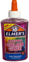 Elmer&#39;s Washable Translucent Color Glue, Pink, 5 Ounces, Great for Making Slime - £4.40 GBP