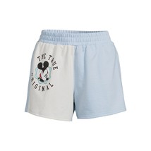 Disney Mickey Mouse Women Juniors Fleece Shorts Size Large 11/13 White NEW - £5.42 GBP