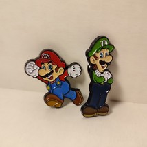 Super Mario And Luigi Brothers Enamel Pins Bundle Official Nintendo Collectibles - £11.59 GBP