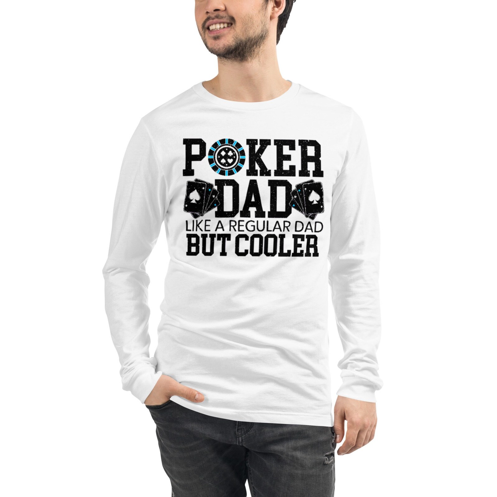 Primary image for POKER DAD Sweatshirt | Funny Meme Father's Day Poker Gift Shirt 