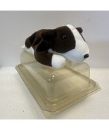 Vintage Original Ty Beanie Babies Plush Toy Protective Case Bruno The Dog - $3.95