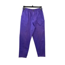 Bobbie Brooks Pants Womens 14 Used Pull On Elastic Waist Purple - £7.78 GBP