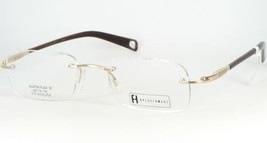 FreudenHaus AUSTIN FLEX IV GLD GOLD EYEGLASSES GLASSES TITANIUM 48-18-142mm - £126.27 GBP