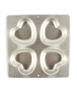 Wilton 2105-9429 Cake Pan Hearts 4 Cavity 1994 VGC Valentines - $9.49