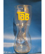 ENJOY TAB Diet Cola Soda 16-ounce Glass Hourglass Shape Soft Drink - £6.35 GBP