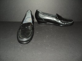 SAS Women&#39;s Size 9.5 N BLACK Easier Tripad Dress Moc Shoes Moccasin Loafers - £23.25 GBP
