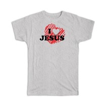 I Love Jesus : Gift T-Shirt Christian Religious Catholic God Faith - £19.65 GBP