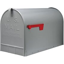 Gibraltar Stanley (ST200000) Post Mount Jumbo Mailbox, Galvanized Steel ... - $77.37