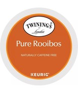 TWININGS PURE ROOIBOS NATURALLY CAFFEINE FREE KCUPS 24CT - $25.74