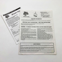 Owner&#39;s User&#39;s Manual for Dirt Devil Broom Vac - $5.93