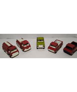 Vintage Lot Of 1969-1970&#39;s Tootsie Toy  Metal Vehicles Trucks -Lot of5 - $14.85
