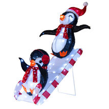 Lighted Christmas Decoration Penguins 3D Pre-Lit Penguins Slide with 170... - €126,42 EUR Lighted Christmas Decoration Penguins 3D Pre-Lit Penguins Slide with 170... - €126,42 EUR