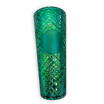 Starbucks Holiday 2021 Green Emerald Jeweled 24 oz Tumbler  (No lid) - £17.40 GBP