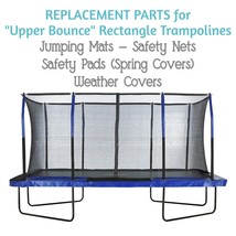 Rectangle Trampoline Replacement Parts: Jumping Mat Safety Net Pad Weath... - $49.60+