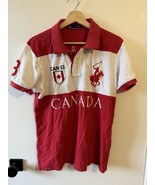 MENS Medium #3 Team Canada Beverly Hills Polo Club Polo Collared Shirt - $46.97 CAD