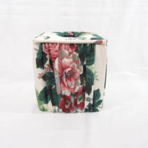 Waverly Pleasant Valley Floral Multi Pleated Tissue Box Cover - £18.76 GBP